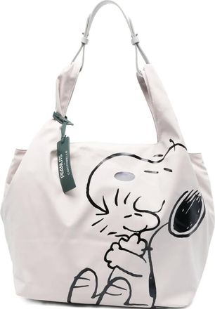 Coccinelle x Peanuts graphic-print tote bag - Neutrals