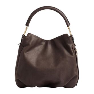 Borbonese Tassen, Dames, Bruin, ONE Size, Leer, Hobo S