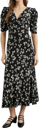 Rails Zariah Midi Dress In Noir Floral