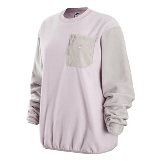 Nike Utility Pack Colourblock Polar Fleece Sweat Light Pink Purple FD2376-576