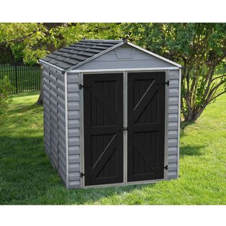 Palram Canopia Skylight Caseta De Jard&iacute;n Policarbonato 303x185x217 Cm Deco Gris Bi Color