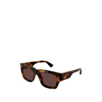 Gucci Rechthoekige Zonnebril - Heren - Zonnebrillen - Bruin - 52 MM - Accessoires