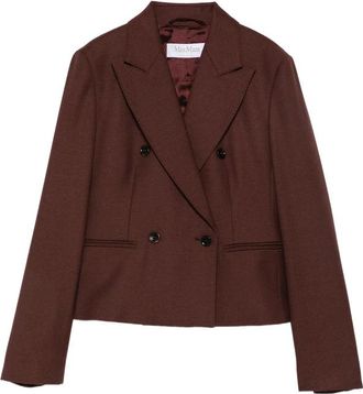 Max Mara Double-breasted Peaked-lapel Jacket