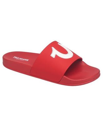 True Religion 112 Logo Slide in Red at Nordstrom, Size 10