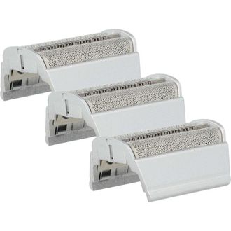 OEM Cuchillas De Afeitar + Marco Compatibles Con Braun, 3 Unidades, Color Plata, Para Modelos 5314, 5311, 5312, 5000, 5005, 5010, 5015-producto Compatible