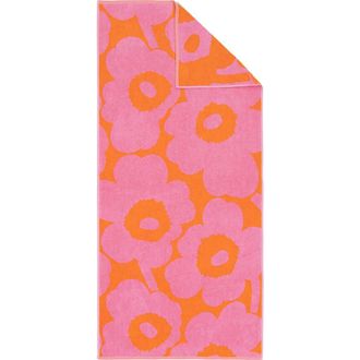 Marimekko Unikko Bath Towel in Orange at Nordstrom, Size One Size Oz