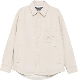Jacquemus Beige Logo Shirt