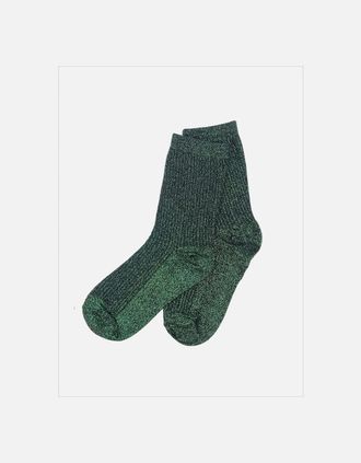 Nooki Design Womens Glitterati Socks in Green - Size: 7.5/5.5/12.5/13/6/6.5/7/4/11/4.5/11.5/5/12/2.5/9.5/3/10/3.5/10.5/1/8/1.5/8.5/2/9/One size