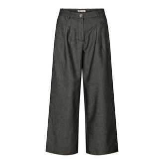 Rue de Femme RUE de Femme - Wijde broek - Dames - Broeken - Zwart - Maat: M