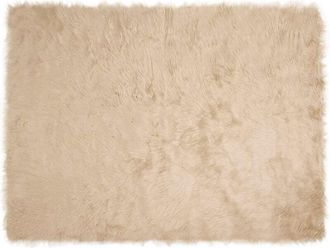 vidaXL Alfombra De Imitaci&oacute;n De Piel De Oveja Tafalla Beige Vidaxl