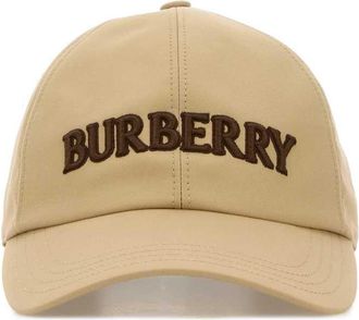 Burberry Beige Gabardine Baseball Cap