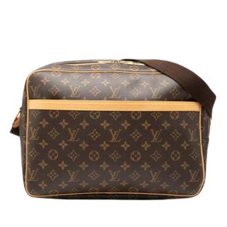 Louis Vuitton Pre-owned Reporter GM - Dames - Pre-owned - Bruin - Maat: ONE Size Leer