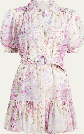 Cinq &agrave; Sept Halbini Midsummer Bloom Mini Dress