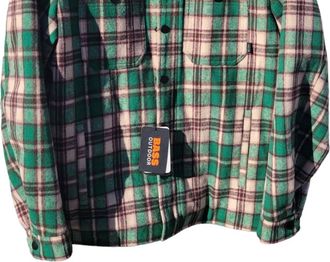 G.H. Bass & Co. Mens Insulated Plaid Jacket In Green