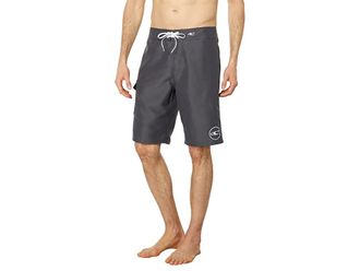 O'Neill Santa Cruz Solid 2.0 Boardshorts Mens Swimwear Anthracite/White : 28, Polyester