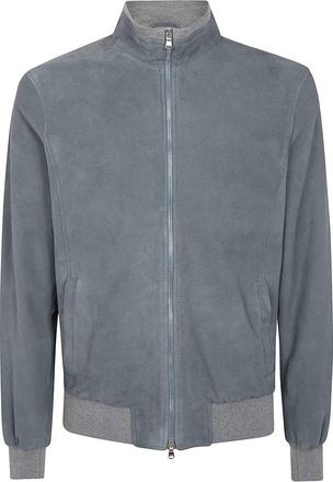 Barba Fox Leather Sport Jacket
