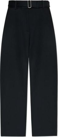 STUDIO NICHOLSON Broek met Doring riem - Dames - Straight fit broeken - Zwart - M - Broeken