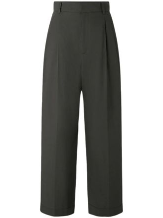 SOEUR Wide-Leg Trousers with Pleated Front Detail and Tailored Finish