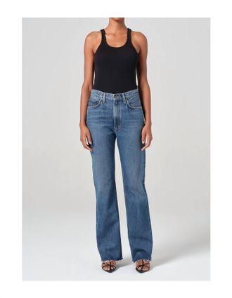 A Gold E Leena High-Rise Jean In Placebo