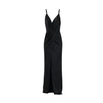 Elisabetta Franchi Gowns, female, Black, Size: M Red Carpet Dress