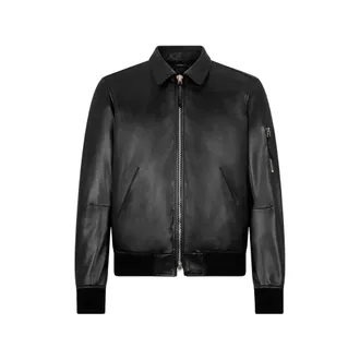 Tom Ford Collar Leather Jacket