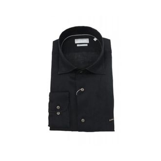 Michael Kors Heren, Overhemden, Zwart, Maat: 4XL