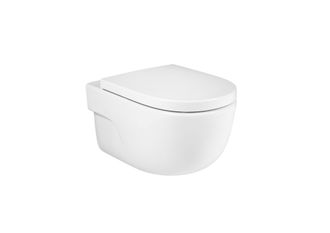 Roca Roca A34624l000 Meridian Rimless Inodoro Suspendido - Asiento: Caida Amortiguada - Ref: A34624l000+a8012a200b