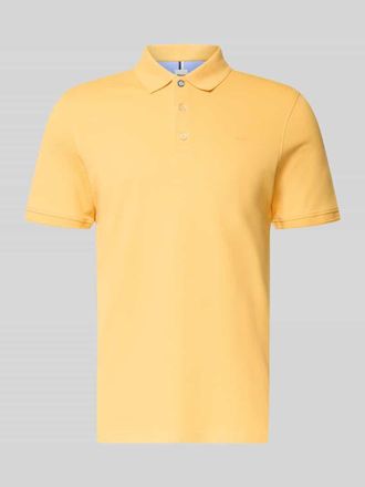 Brax Brax Slim Fit Poloshirt aus Baumwoll-Mix Modell Pete in GELB, Gr&ouml;&szlig;e XXXL
