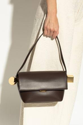 Jacquemus Shoulder Bag Le Rond Carre, Womens, Brown