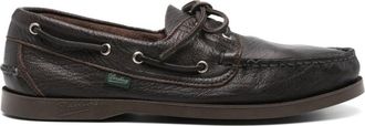 Paraboot Dark Brown Barth Leather Loafers