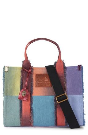 Kurt Geiger Southbank Patchwork Denim Tote in Patch Multi at Nordstrom