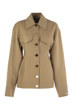 Sportmax Egeo - Tight-Fitting Wool Caban