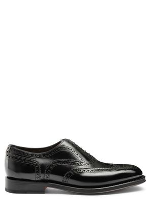 Santoni Enrico Model Leather Oxford Brogue Goodyear