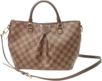 Louis Vuitton Pre-owned Handbags, female, Brown, Size: ONE SIZE Pre-owned Damier Canvas Handbag