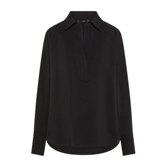 Seventy Cady Cr&ecirc;pe Blouse - Dames - Blouses & Shirts - Zwart - Maat: S Viscose