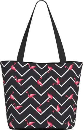 AOOEDM Flamingos Ladies Shopping Bag 13x11x7in.The Perfect ValentineS Day Gift.It Is The Best ValentineS Day Gift For Mom, Daughter, Wife,Etc