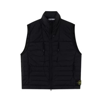 Stone Island Vest - Heren - Bodywarmers - Zwart - L - Jassen