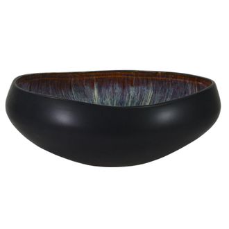 Sibo Homeconcept Ensaladera 27 cm gres natural negro/verde