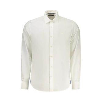 North Sails French Collar Long-sleeve Shirt - Heren - Zakelijke Overhemden - Beige - L - Katoen - Overhemden