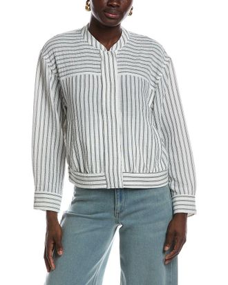 Vince Camuto Snap Front Bomber Jacket