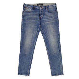 Emporio Armani J75 Slim-Fit Jeans In Selvedge Denim, Size 36