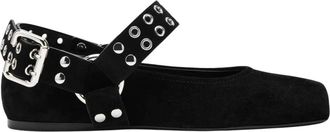 Alaia Ballerina Punta Tonda - Dames - Ballerinas - Zwart - 36 EU - Schoenen