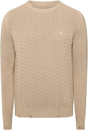 Replay Mens Crewneck Sweater in Brown - Size X-Large