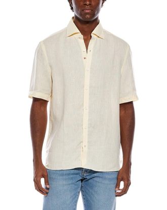 Isaia Linen Sport Shirt