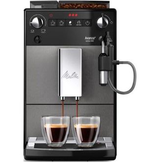 MELITTA Macchina da caff&egrave; Melitta Avanza F270-100 - Serbatoio acqua 1,5 l - Serbatoio chicchi 250 g - 1450 w - Grigio titanio