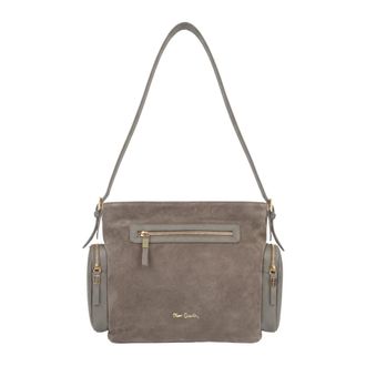 Pierre Cardin Schoudertas - Dames - Schoudertassen - Grijs - ONE Size - Leer - Tassen