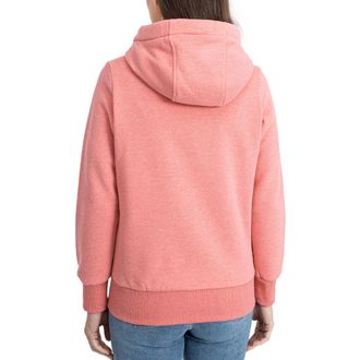 Deproc Kapuzensweatjacke DEPROC ACTIVE FinjaCMYK II, Damen, Gr. 40/42 (M), rosa, 50% Baumwolle, 50% Polyester, tailliert, gerader Abschluss, Sweatjacken Kapu