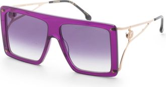 Carrera Womens 60mm Violet Sunglasses CAUNICA-SE-B3V-60