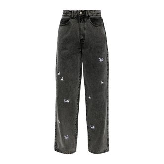 Carne Bollente Dames, Jeans, Zwart, Maat: W30 Katoen