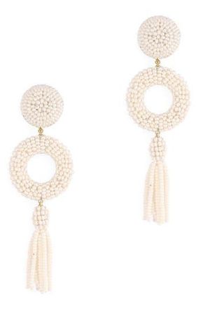 Deepa Gurnani Oliver Drop Earrings in Ivory at Nordstrom Rack